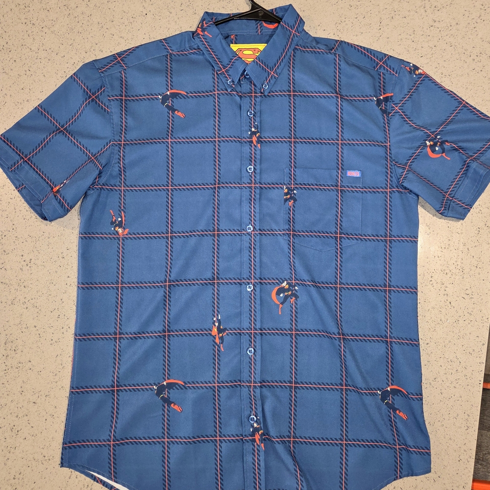 DC x RSVLTS Superman "Heat Check" Button Up